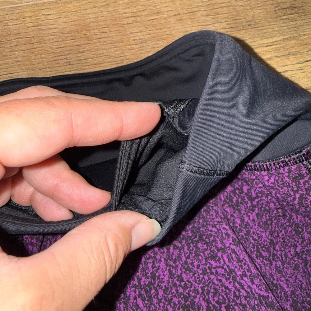 Lululemon Athletica Run Times Shorts in Circuit Aurora Black / Black 4”